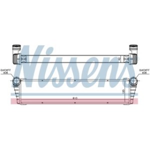 Engine Cooling Heat Exchanger - Nissens 63798