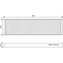 Cabin Air Filter DCI1165 for MINI MINI OE 64113422665