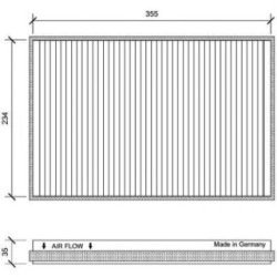 Cabin Air Filter DCI0151 for MERCEDES