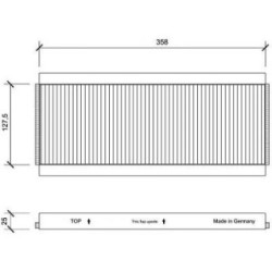 Cabin Air Filter DCI0059 for FORD TRANSIT OE 1353267
