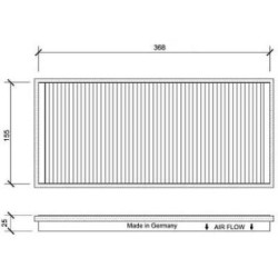 Cabin Air Filter DCI0025 for MERCEDES