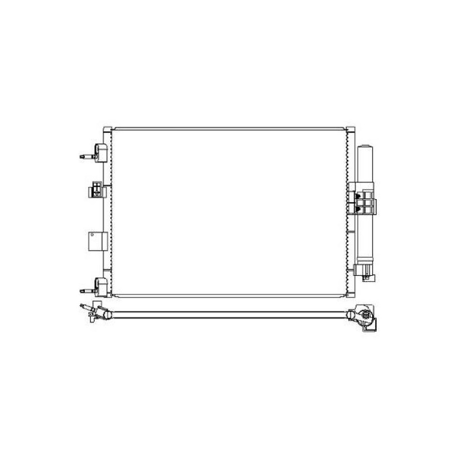 Condenser DCC1981 for FORD OE 1828970