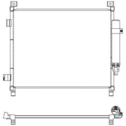 Condenser DCC1966 for NISSAN NOTE OE 921003VA1A