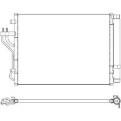 Condenser DCC1915 for HYUNDAI
