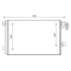 Condenser DCC1864 for VW MULTIVAN