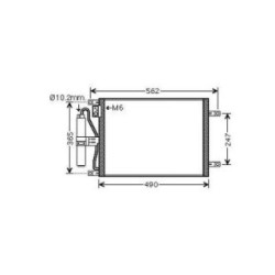 Condenser DCC1111 for NISSAN MICRA