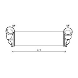 Intercooler DCA1145 for BMW X5