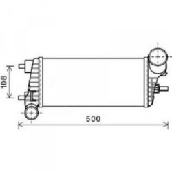 Intercooler DCA1116 for FORD OE 1712541