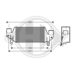 Intercooler DCA1085 for FORD OE 1079310