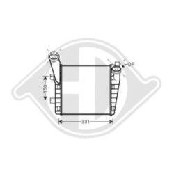 Intercooler DCA1069 for AUDI