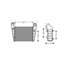 Intercooler DCA1003 for SKODA