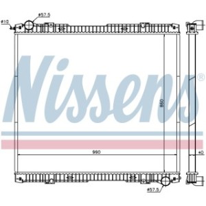Engine Cooling Heat Exchanger - Nissens 640670
