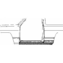 Foot Board Door Sill 9891021 for SUZUKI SJ410