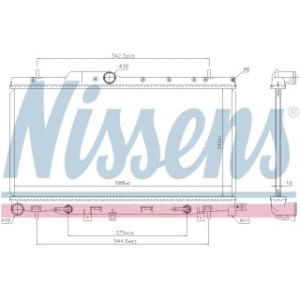 Engine Cooling Heat Exchanger - Nissens 64123