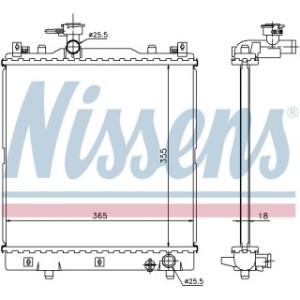 Engine Cooling Heat Exchanger - Nissens 64204