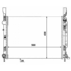 Radiator 8441465 for RENAULT KANGOO OE 8200418329