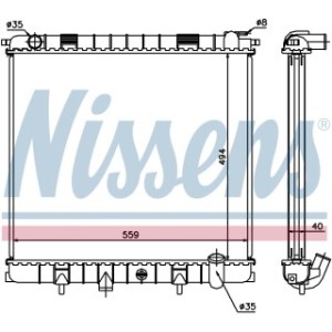 Engine Cooling Heat Exchanger - Nissens 64302A
