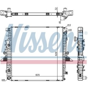 Engine Cooling Heat Exchanger - Nissens 64320A