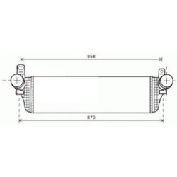 Intercooler 8227302 for VW MULTIVAN