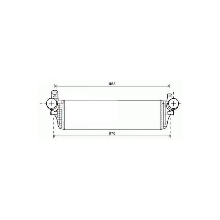 Intercooler 8227302 for VW MULTIVAN