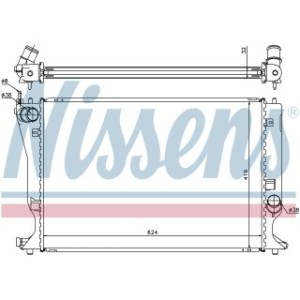 Engine Cooling Heat Exchanger - Nissens 64666A