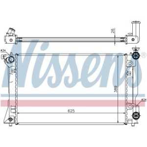 Engine Cooling Heat Exchanger - Nissens 64667A
