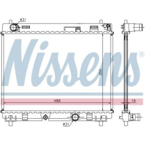 Engine Cooling Heat Exchanger - Nissens 64676A