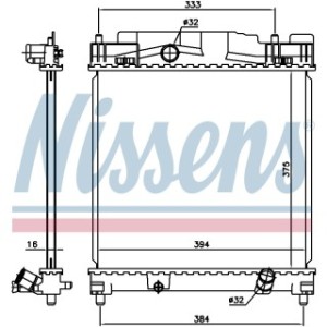 Engine Cooling Heat Exchanger - Nissens 646816