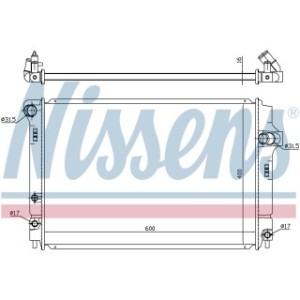 Engine Cooling Heat Exchanger - Nissens 646873