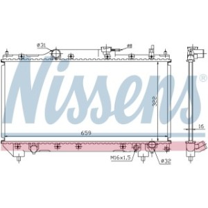 Engine Cooling Heat Exchanger - Nissens 64783A