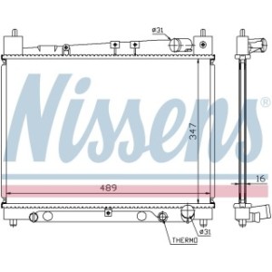 Engine Cooling Heat Exchanger - Nissens 64798