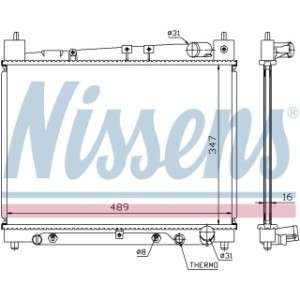 Engine Cooling Heat Exchanger - Nissens 64799