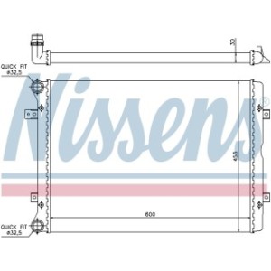 Engine Cooling Heat Exchanger - Nissens 65014