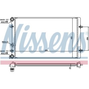 Engine Cooling Heat Exchanger - Nissens 652011