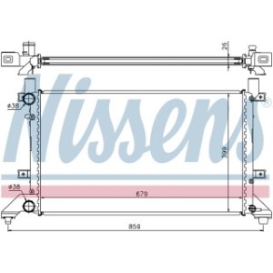 Engine Cooling Heat Exchanger - Nissens 65231A
