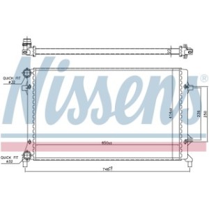 Engine Cooling Heat Exchanger - Nissens 65277