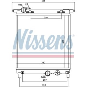 Engine Cooling Heat Exchanger - Nissens 65300
