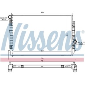 Engine Cooling Heat Exchanger - Nissens 65341