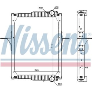 Engine Cooling Heat Exchanger - Nissens 65475
