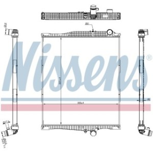 Engine Cooling Heat Exchanger - Nissens 654790