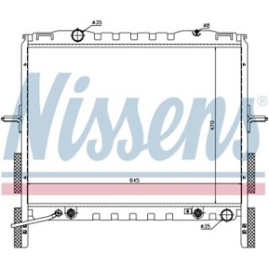 Engine Cooling Heat Exchanger - Nissens 66657