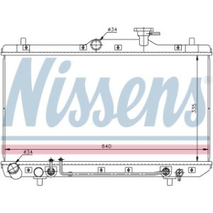 Engine Cooling Heat Exchanger - Nissens 67023