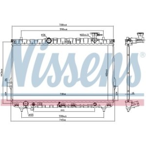 Engine Cooling Heat Exchanger - Nissens 67030