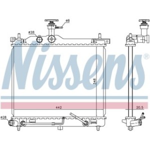 Engine Cooling Heat Exchanger - Nissens 67098