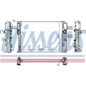 Engine Cooling Heat Exchanger - Nissens 67102A