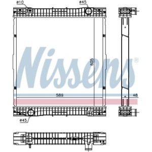 Engine Cooling Heat Exchanger - Nissens 67184