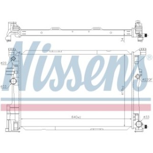 Engine Cooling Heat Exchanger - Nissens 67187