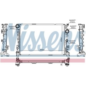Engine Cooling Heat Exchanger - Nissens 67190