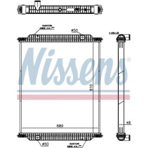 Engine Cooling Heat Exchanger - Nissens 67197