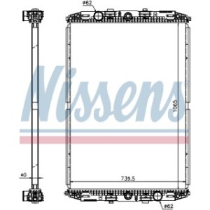 Engine Cooling Heat Exchanger - Nissens 67219